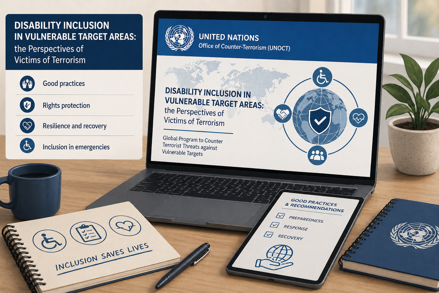 The AVT participates in a UN international meeting on disability inclusion in terrorism contexts